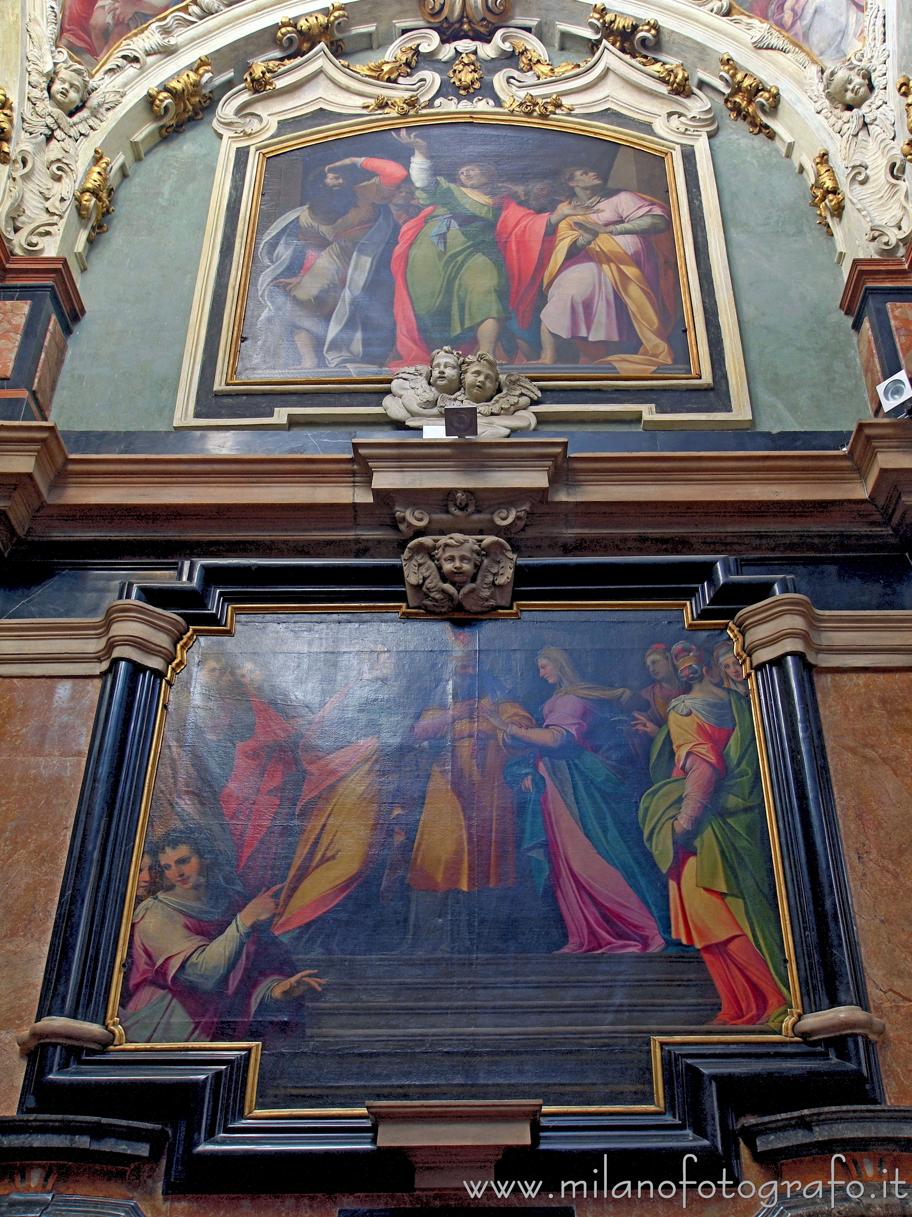 Milan (Italy) - Frescoes by Camillo Procaccini in the Church of Santa Maria del Carmine - Full resolution picture